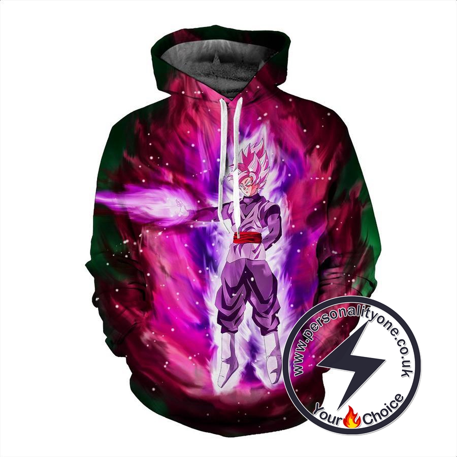 Dragon Ball Z - SSJ Black Goku 3D - Hoodies